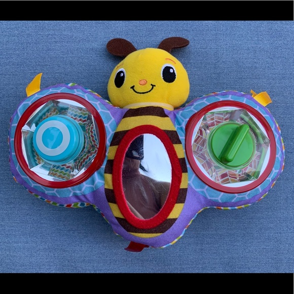 Infantino Squeak and Peek Bumble Bee Mirror Pal (Gift with Purchase) - Picture 2 of 12
